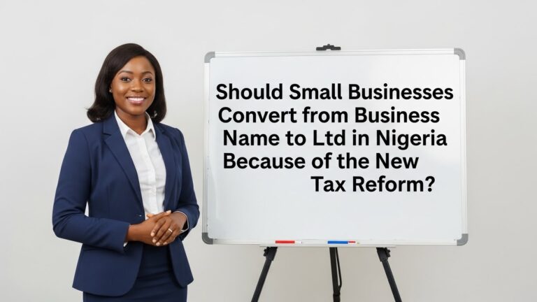 Should Small Businesses Convert from Business Name to Ltd in Nigeria Because of the New Tax Reform
